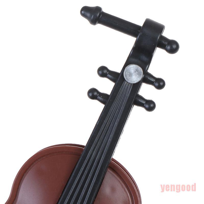 Mô Hình Đàn Violin Bằng Nhựa Tỉ Lệ 1 / 12 Đẹp Mắt