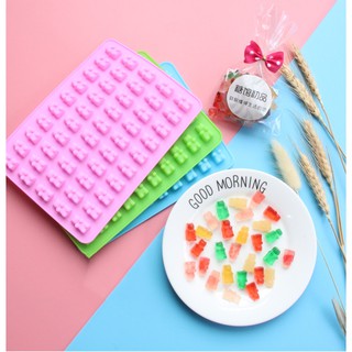 Khuôn làm kẹo dẻo chip chip gấu