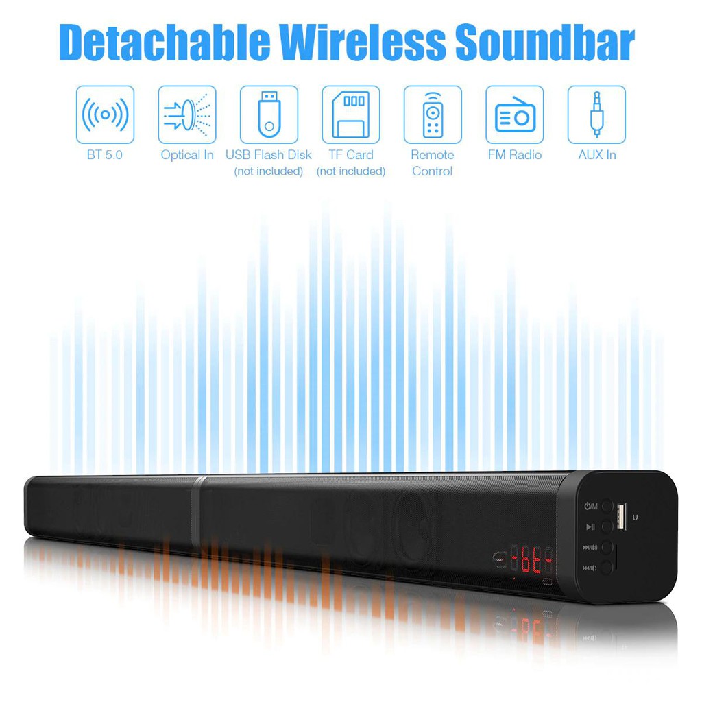 [Mã 159ELSALE hoàn 7% đơn 300K] Loa soundbar dùng tivi smart BSK30 (có bluetooth)