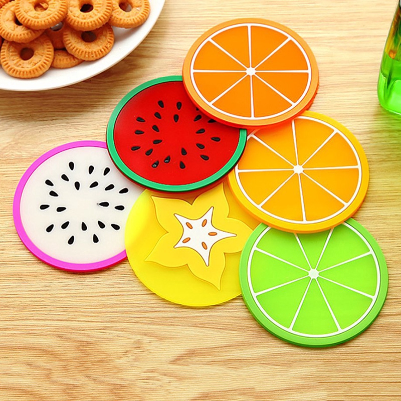 Miếng Lót Ly Cách Nhiệt Hình Trái Cây Xinh Xắn