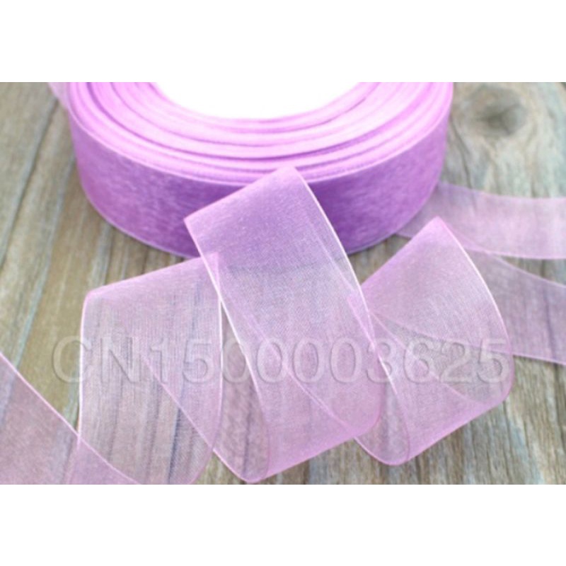 Cuộn 5 mét ruy băng voan 2,5cm