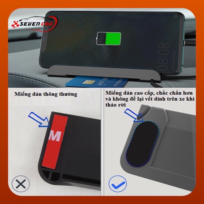 Bảng ghi số điện thoại oto, ghi số điện thoại xe hơi khi dừng đỗ xe- có kèm kệ, giá đỗ để oto - SEVEN.CAR
