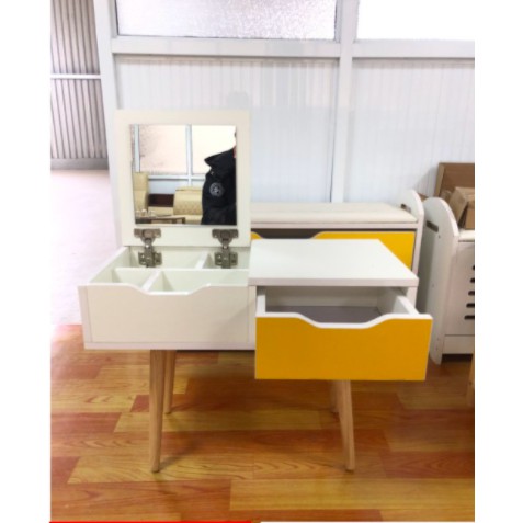 Bàn trang điểm mini ngồi bệt có kèm gương thiết kế độc đáo nhỏ gọn FNL-92 | BigBuy360 - bigbuy360.vn