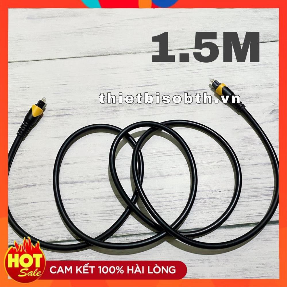 [Hàng Xịn] Dây Audio Quang sợi to 6.0 (Toslink, Optical) Dài 1,5M-Sản phẩm cao cấp