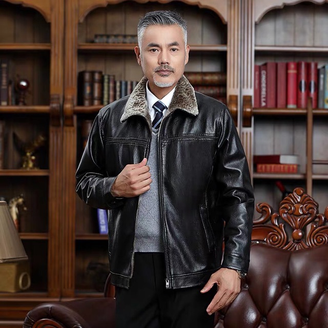 🔥🔥Áo khoác da cho người trung tuổi. Mẫu có 2 loại lót lông và ko lót.  🌸Giá chỉ #350k ____♥️____ #400k