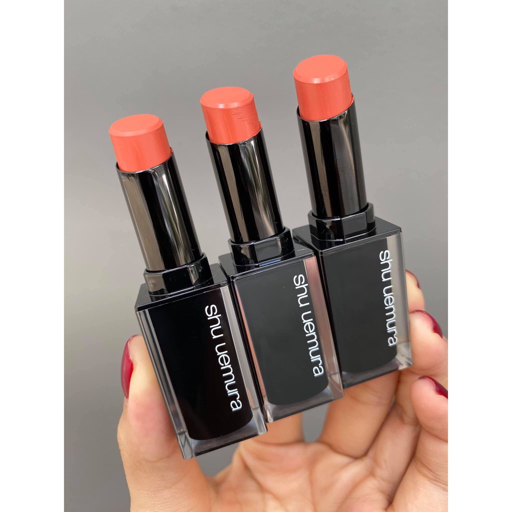 Son Shu Uemura Rouge Unlimited Matte 3g Vỏ Đen Chữ Trắng