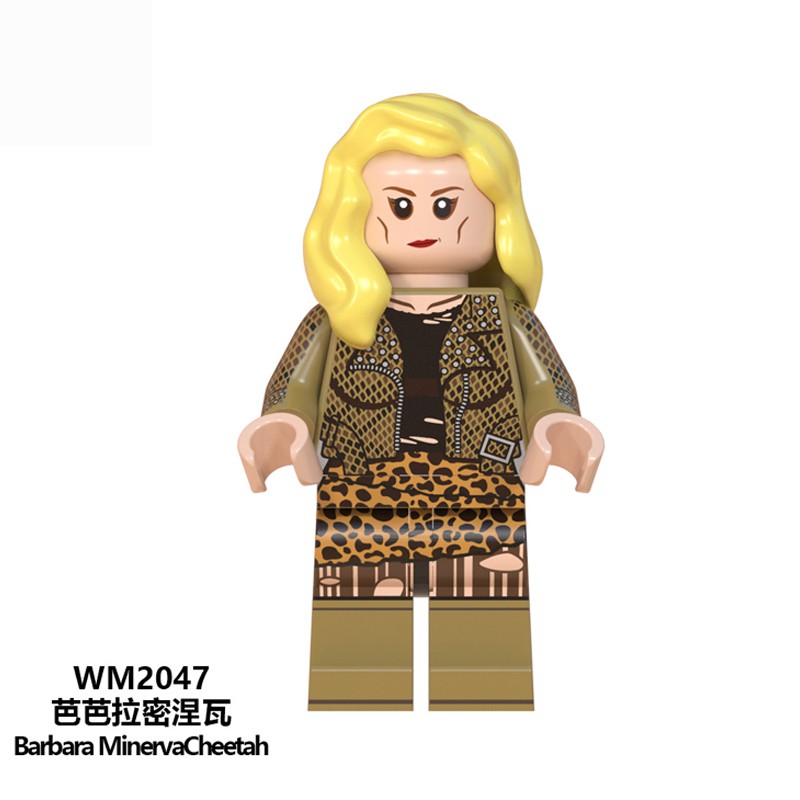 Mô hình lắp ráp nhân vật Woder Woman/Lego/Công chúa Diana/Cheetah/Barbara Minerva/Steve Trevor dành cho trẻ em WM6100