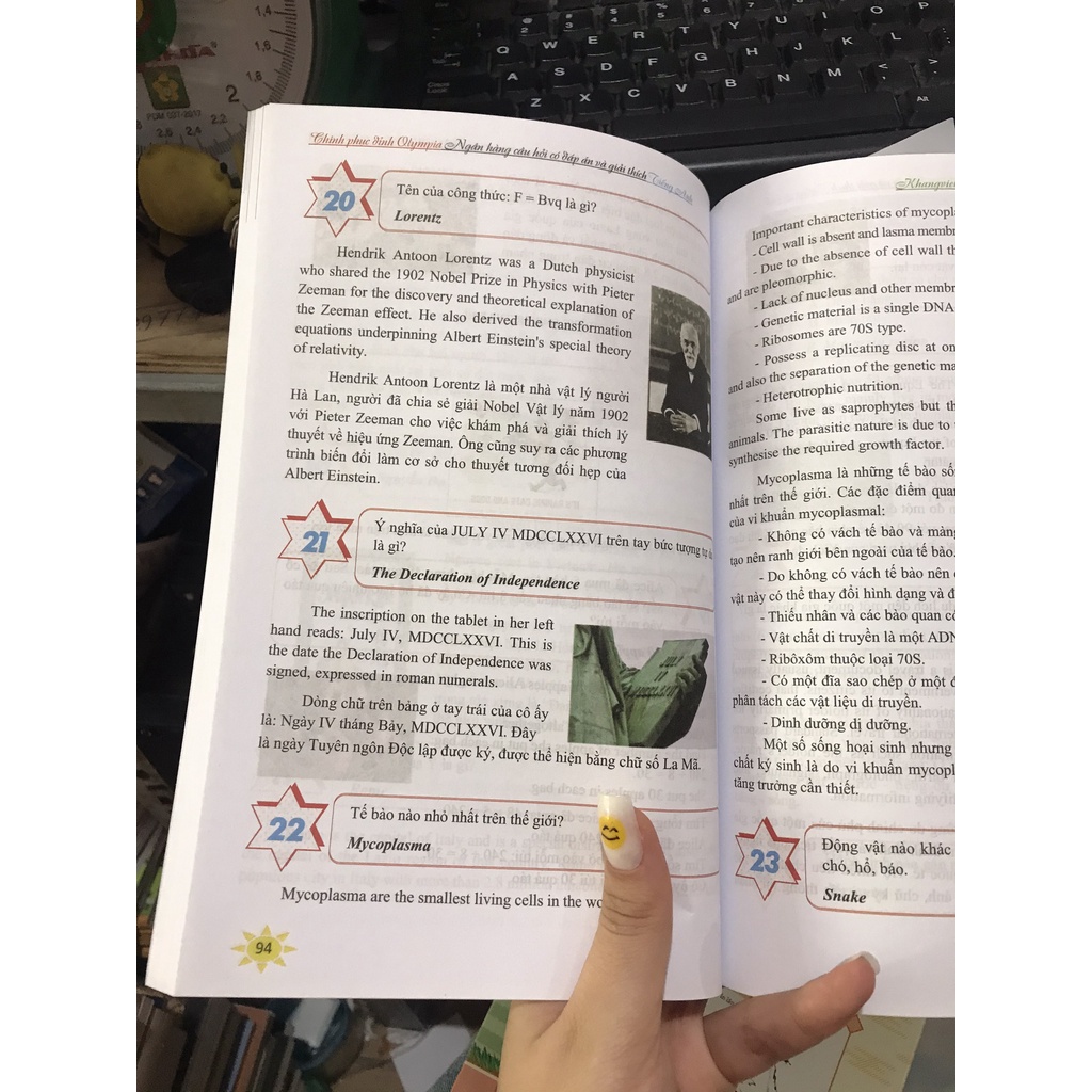 Sách - Chinh phục đỉnh olympia ngân hàng câu hỏi có đáp án và giải thích tiếng anh