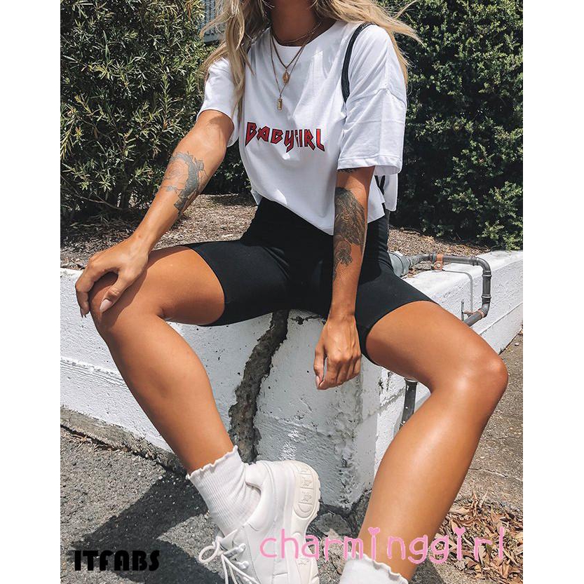 Quần ngắn màu trơn phong cách quyến rũ dành cho nữ