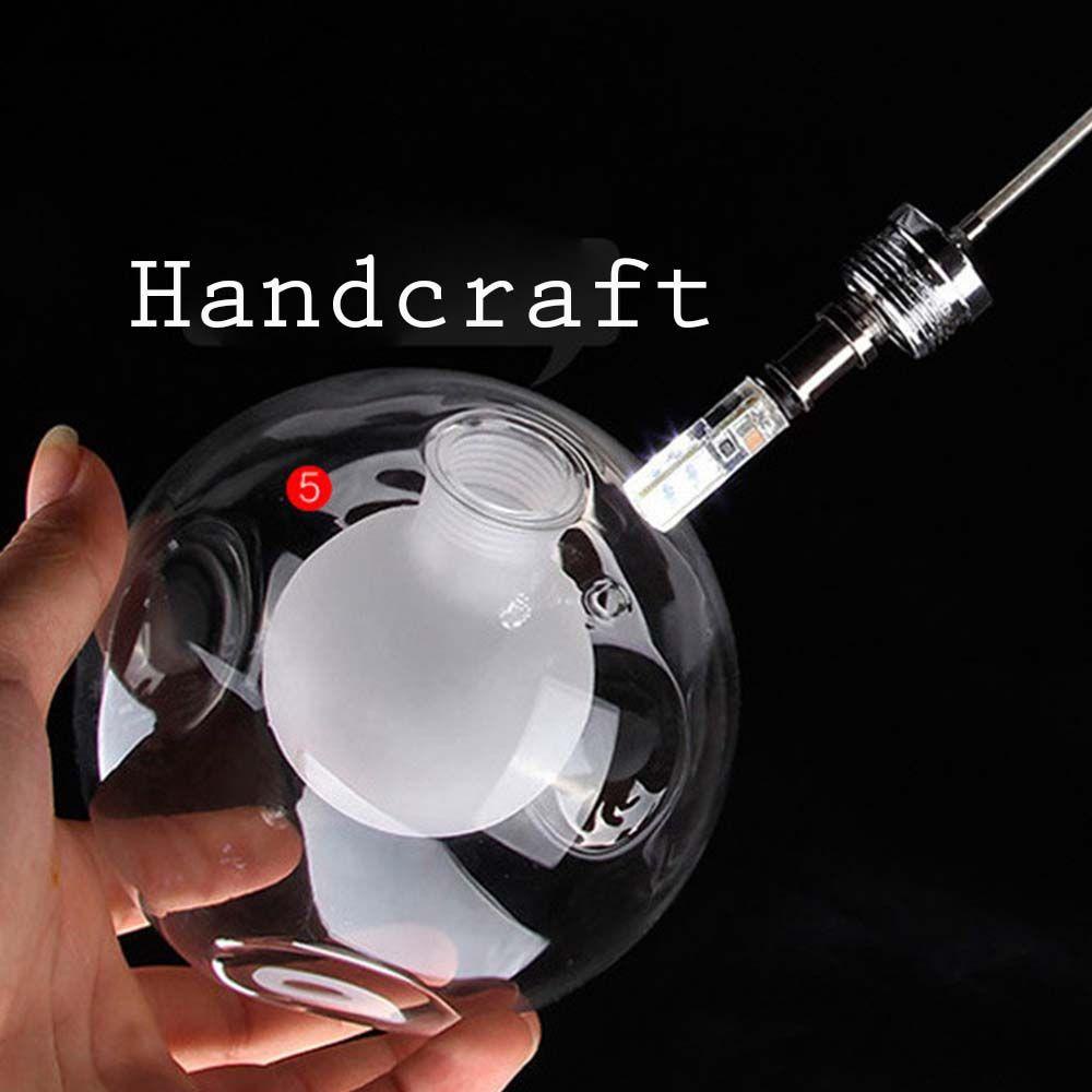 Đèn Treo Trang Trí Quán Cà Phê / Bar Hình Quả Cầu Kính Hiện Đại