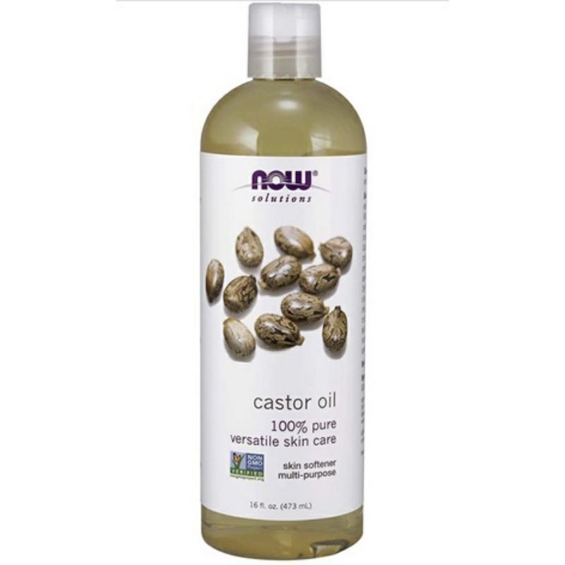 Dầu Dưỡng Da, Mi Hạt Thầu Dầu Castor oil Now Solutions 118ml