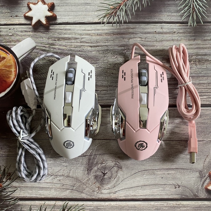 Chuột Gaming Có Dây Dành Cho Game Thủ Có Đèn LED Chơi Game Cực Đã Bảo Hành 6 Tháng