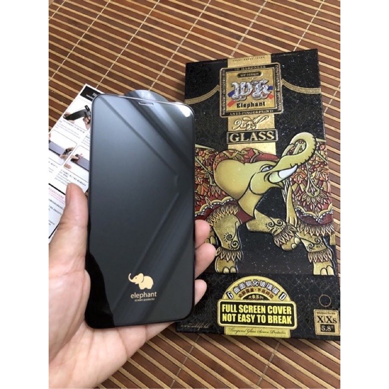 cường lực con voi 6D chính hãnh WK hộp sắt full phụ kiện cho iphne x/xr/xsmax/11pro/11/11promax/12mini/12/12promax