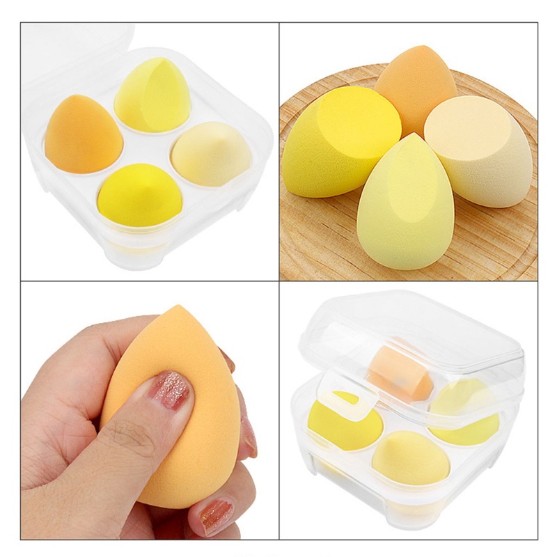 Set 4 Mút Trang Điểm Nhiều Màu RUNNY
