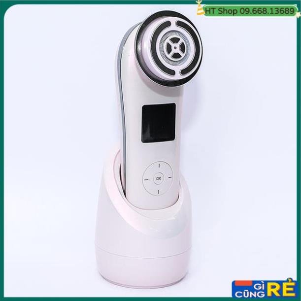 Máy nâng cơ trẻ hoá da 9 in 1 công nghệ Nano Photon RF, EMS , Sóng siêu âm NanoTime F82E Chính Hãng Nhật Bản