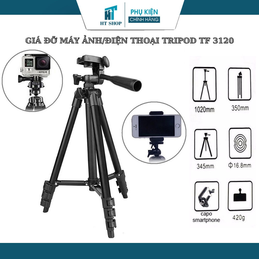 GIÁ ĐỠ MÁY ẢNH/ĐIỆN THOẠI TRIPOD TF 3120