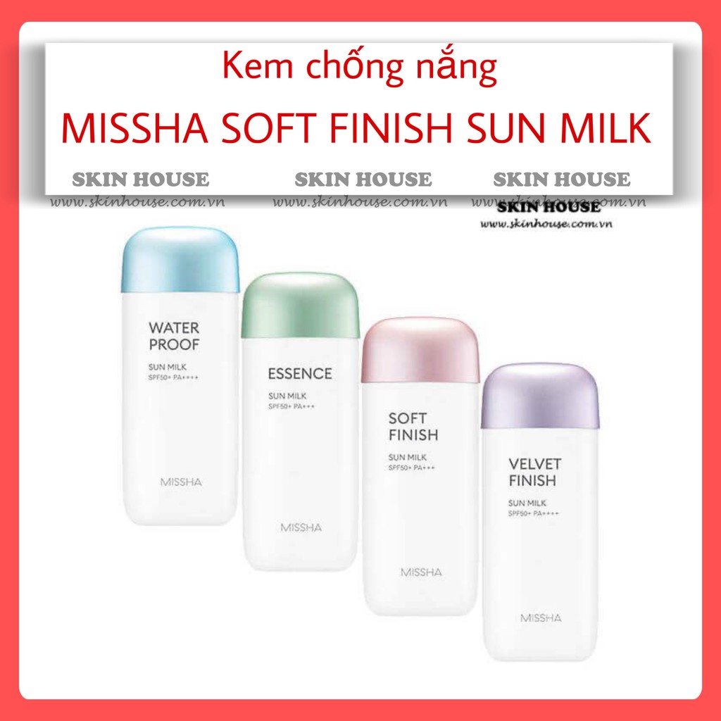 Sẵn - Kem Chống Nắng Missha All Around Safe Block Sun Milk 70ml - Skinhouse 0986136861