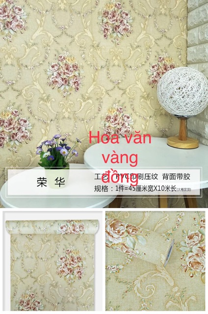 Combo 10m giấy dán tường keo sẵn khổ rộng 45 cm | BigBuy360 - bigbuy360.vn