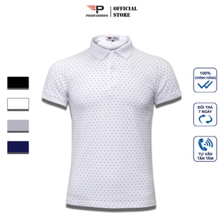 Áo polo nam họa tiết chấm bi sang trọng Pigofashion AHT18 (4 màu)