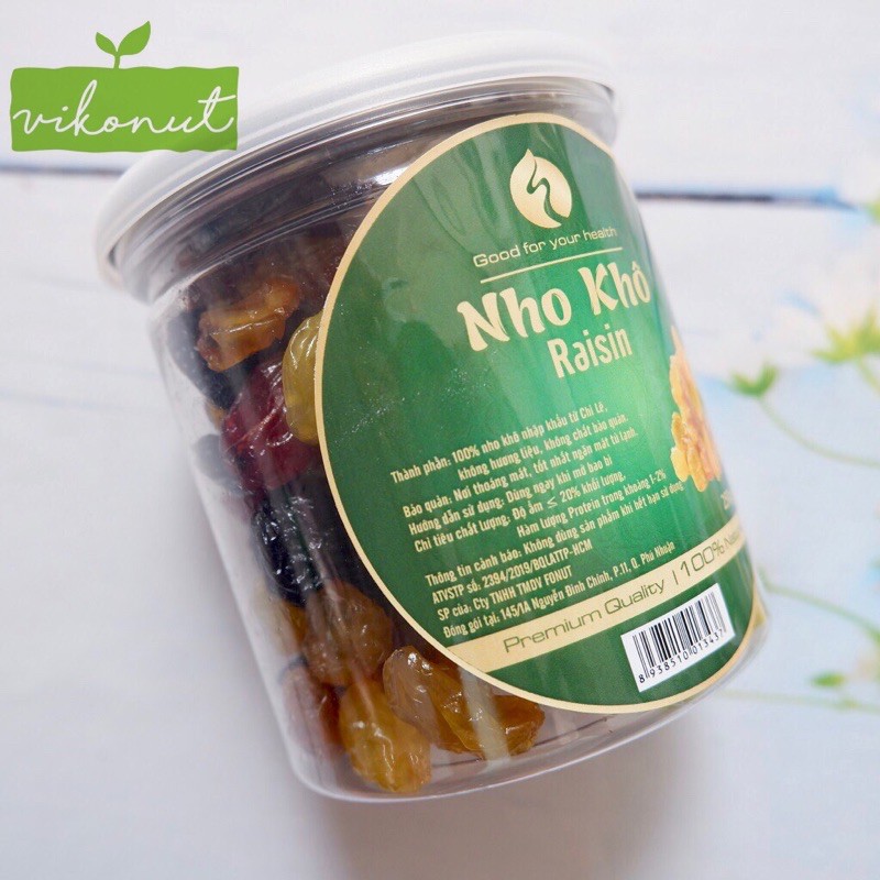 Nho Khô Chile Mix 3 màu dòng thượng hạng [250g] - Chilean Raisins Jumbo Size