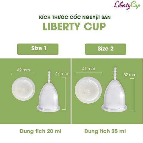 Cốc Nguyệt San Liberty - Hàng Chuẩn Pháp