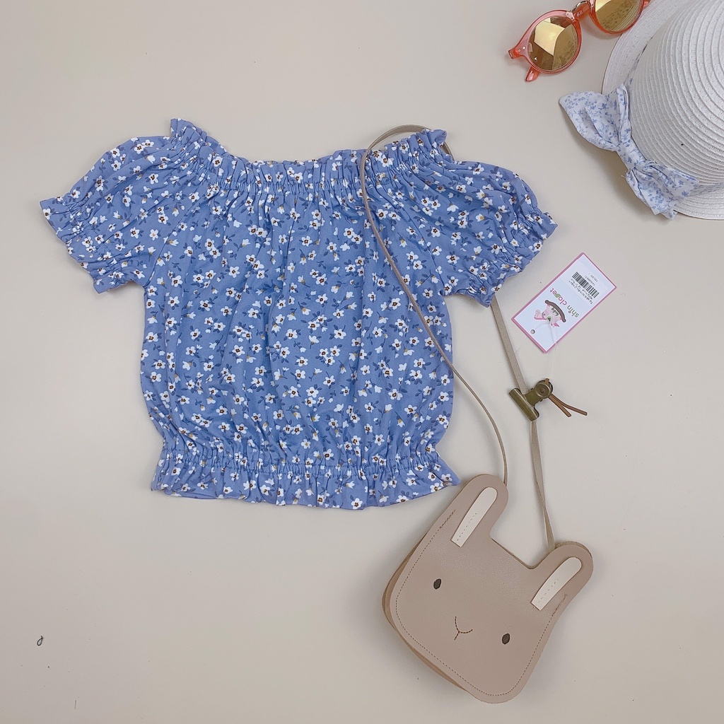 Áo thun dáng ngắn Heartandarrow, moonpink... BG