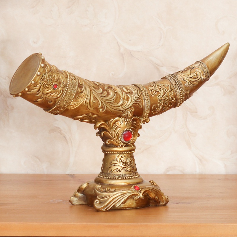 Mô Hình Trang Trí Ngà Voi Nhựa - Decor Phong Thủy Sang Trọng