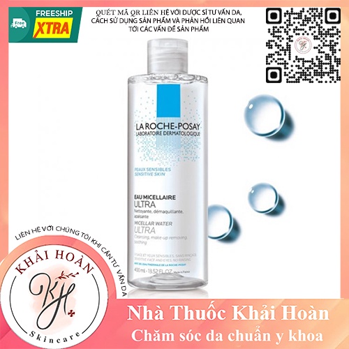 [Freeship]-AUTH Nước Tẩy Trang La Roche- Posay Peaux Sensibles Sensitive Skin Da Nhạy Cảm Pháp