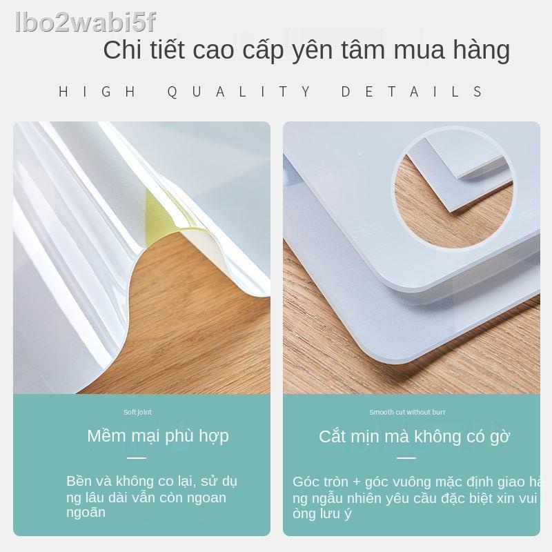 ❅ ┇ lbo2wabi5fTủ tivi, tủ giày, khăn trải bàn, chống thấm nước, bỏng, dầu pvc dùng một lần bàn kính mềm hình c