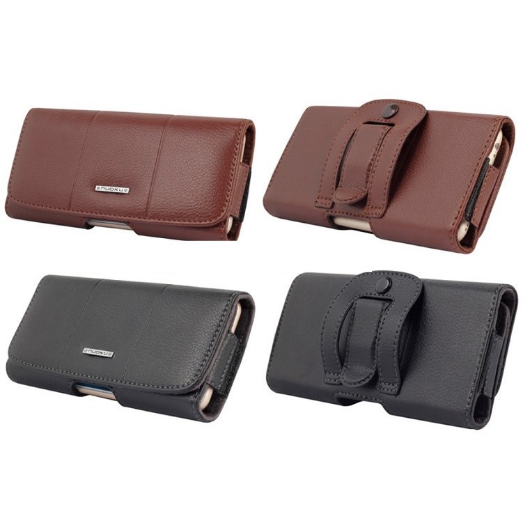 Bao Da đeo thắt lưng hiệu Nuoku IPhone 6/6 Plus/7/8 Plus/IPhone X/XS max/IPhone 11/12 cỡ size màn hình 4.5-6.5 inch