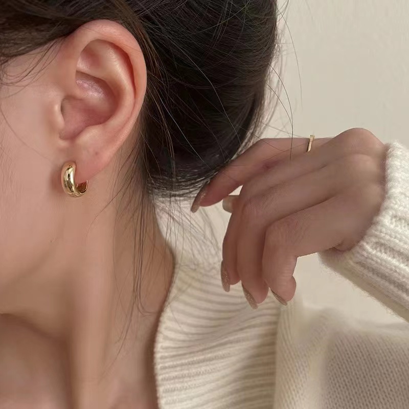Khuyên Tai Kẹp Vành Tai Không Xỏ Lỗ Chống Muỗi Cao Cấp Ánh Sáng Cao Sang Trọng Cho Nữ