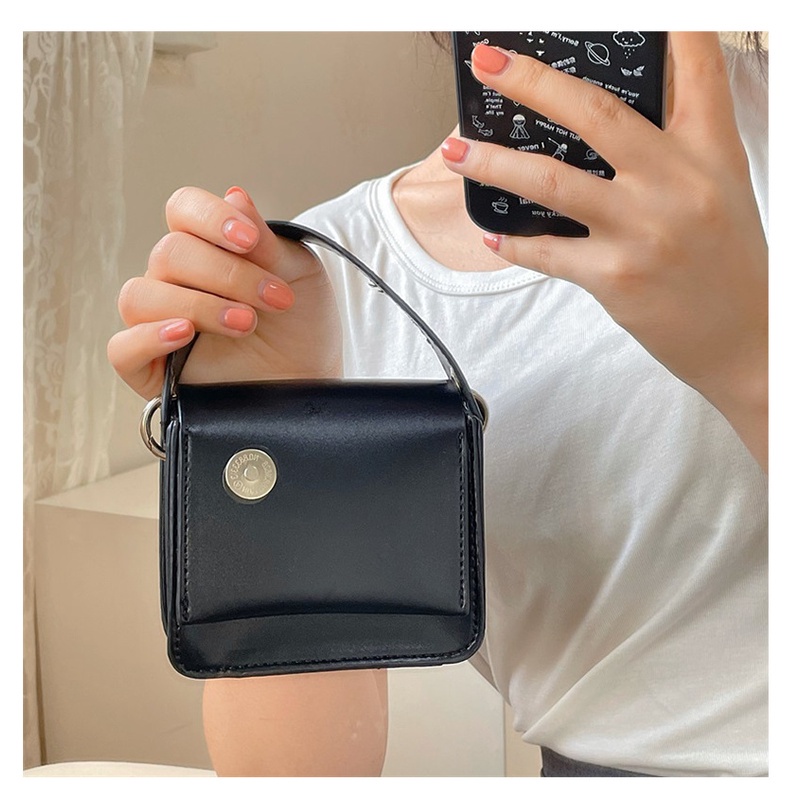 Túi Đeo Chéo mini Phối Dây Đeo Sợi Xích Thời Trang Sang Trọng Cho Nữ