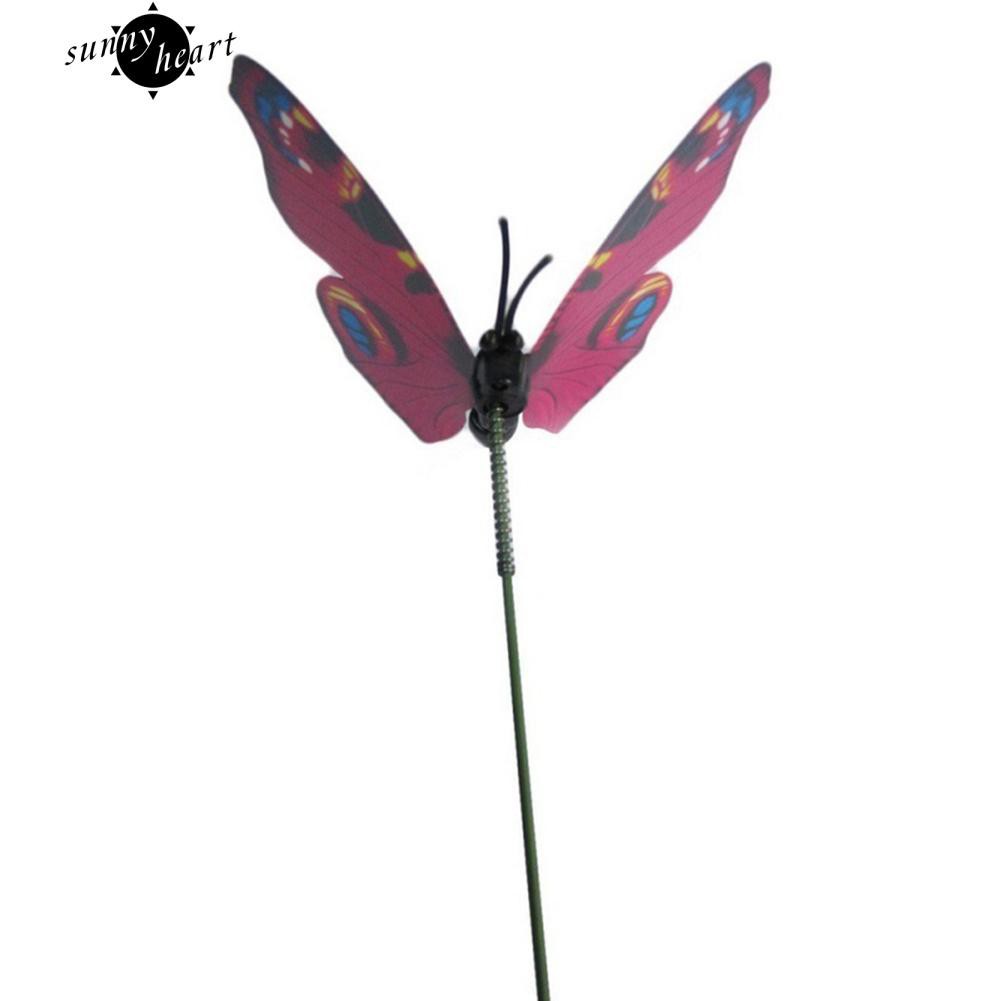 Bộ 15 bông bươm bướm giả trang trí khu vườn