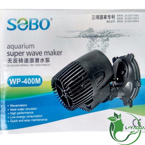Máy thổi luồng Sobo WP tạo sóng 200m 400m 800m - Phụ kiện THỦY SINH GIÁ RẺ LAYAQUA