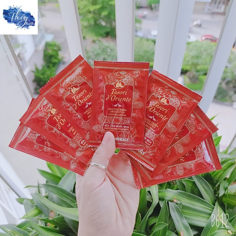 [ Hot Sale ] Sữa Tắm Nước Hoa Tesori Hương Thanh Long Chai Nhôm Màu Đỏ Ý Tesori D' Oriente Hàng Chính Hãng