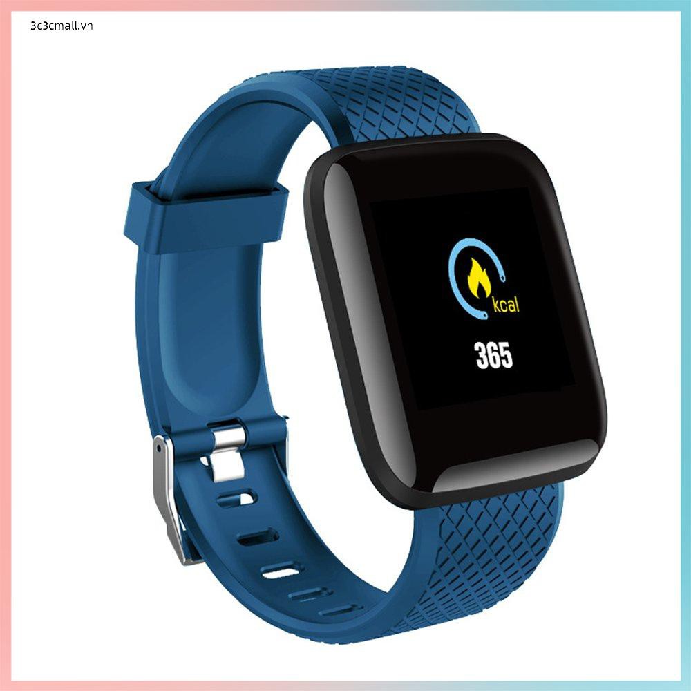 ✨chất lượng cao✨116Plus Color Screen Smart Bracelet D13 Real-Time Heart Rate 1.3 Inch Bracelet