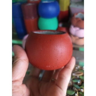 Chậu xi măng tròn bầu mini (xin đọc kỹ mô tả)