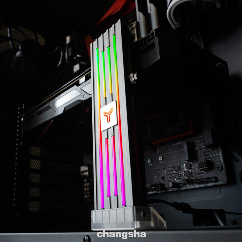 Protective Durable Gorgeous PC Computer For Motherboard Magnalium Alloy 5V 3pin ARGB LED Change Graphics Card Support | BigBuy360 - bigbuy360.vn