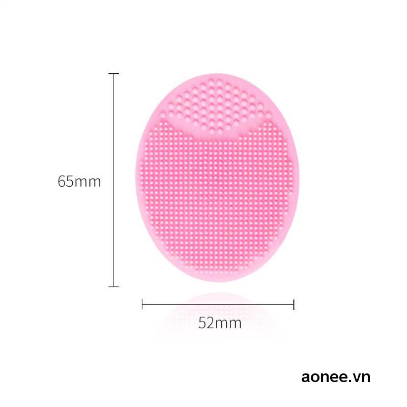✨✨ Miếng silicon rửa mặt mát xa tẩy tế bào chết loại bỏ mụn đầu đen làm sạch da tiện dụng