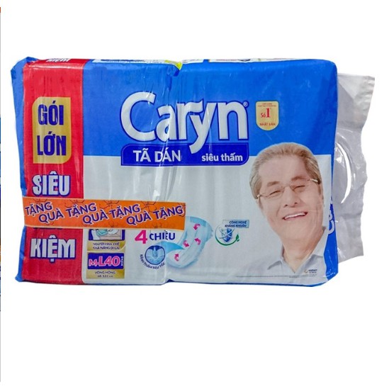 Tã Dán Caryn Siêu Thấm ML40 / M40 GÓI SIÊU TIẾT KIỆM