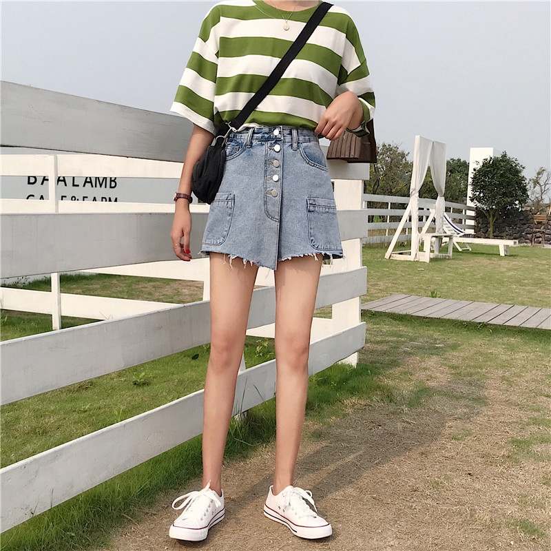 Quần Short Denim Thời Trang Mùa Hè Năng Động | BigBuy360 - bigbuy360.vn