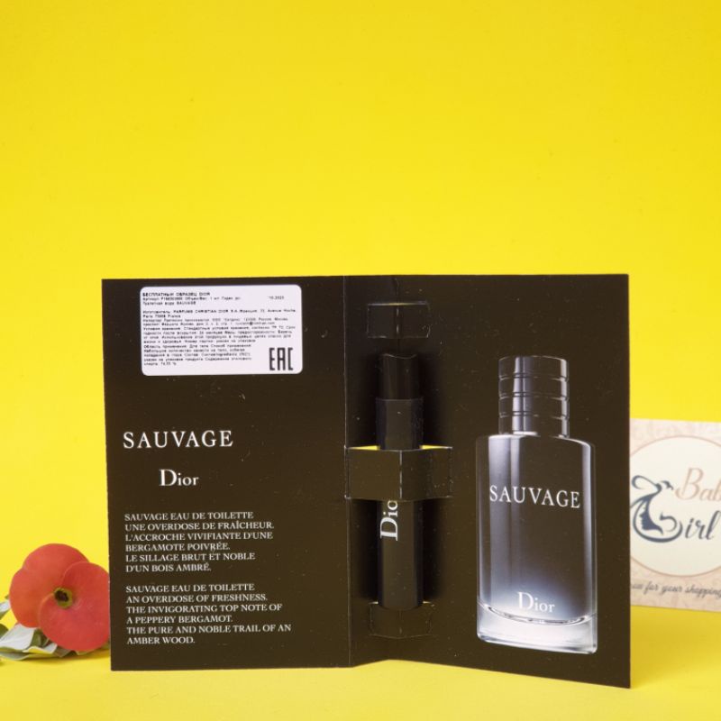 Mẫu Thử Nước Hoa Nam Dior Sauvage 1ml | WebRaoVat - webraovat.net.vn