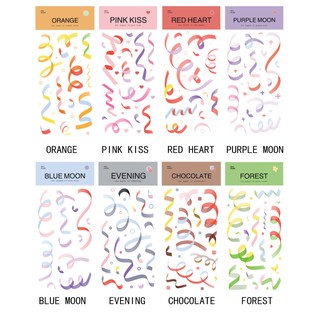 STICKER TRANG TRÍ TOPLOADER - STICKER CONFETTI MẪU 6
