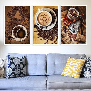 Tranh Treo Tường Canvas Coffe 14 Decor Trang Trí Quán Cafe, Phòng Khách, Phòng Ngủ Có Khung Cao Cấp Cực Đẹp Cỡ Lớn 40x60