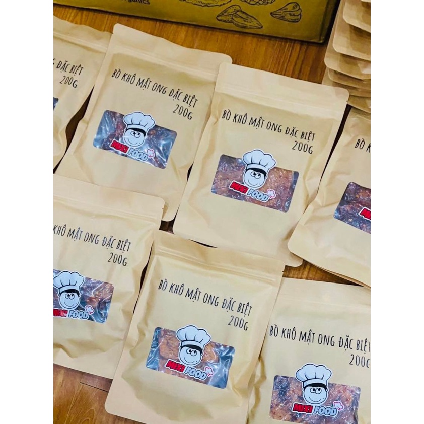 [HN - CHÍNH HÃNG] Bò mật ong đặc biệt, MIXIFOOD tuyệt phẩm thịt bò chất lượng cao, túi 200G SIÊU NGON - ĐẬM ĐÀ