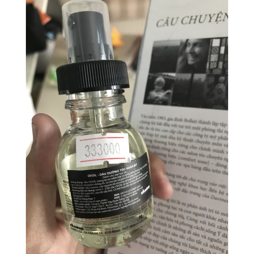 Dầu dưỡng hoàn mỹ cho mọi loại tóc OI OIL DAVINES 50ml