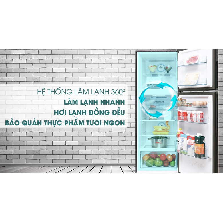 MIỄN PHÍ VẬN CHUYỂN- Tủ lạnh Aqua AQR-I248EN - 249L Inverter - Hàng chính hãng