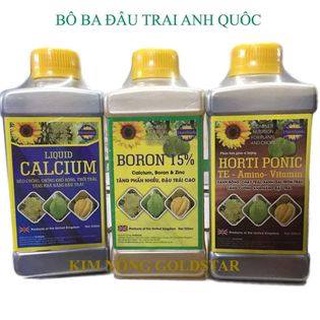 Bộ 3 chống rụng đậu trái nhập khẩu 100% từ anh