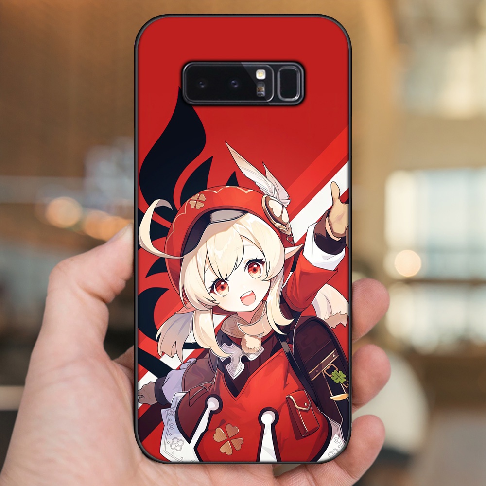 Ốp lưng Samsung Note 8 viền đen in hình Klee Genshin Impact