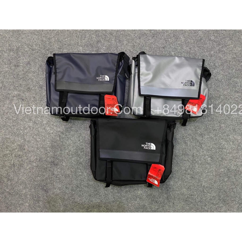 Cặp túi đeo chéo nam The North Face base đựng laptop Camp Messenger Bag HÀNG HÃNG Chống thấm nước - Dùng đi học đi làm